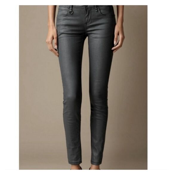 Burberry Brit Westbourne Skinny Ankle Slick Jeans Size 31